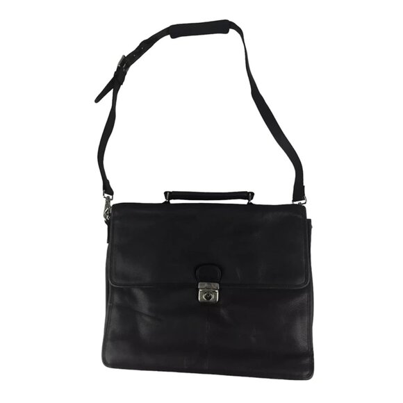 Wilsons The Leather Experts Unisex‎ Adults Brown Genuine Leather Crossbody Bag - Picture 1 of 10